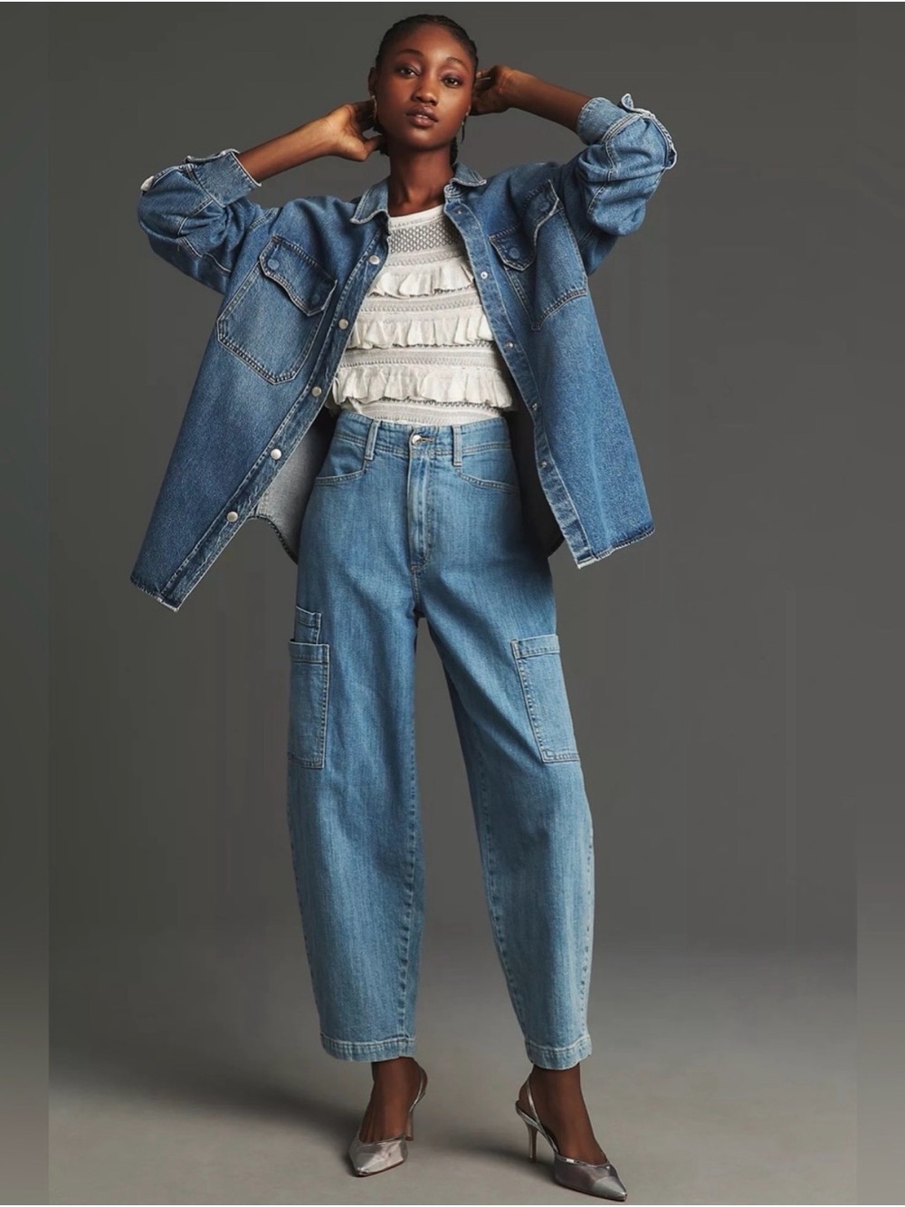 Le Jean Denim Goldie Balloon